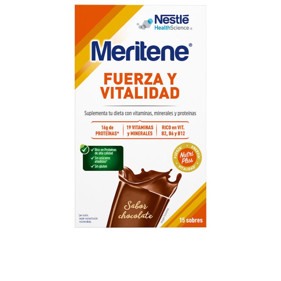 Meritene Chocolate Flavored Milkshake 15 Envelopes