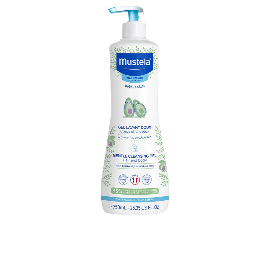 Mustela BABY gentle bath gel 750 ml