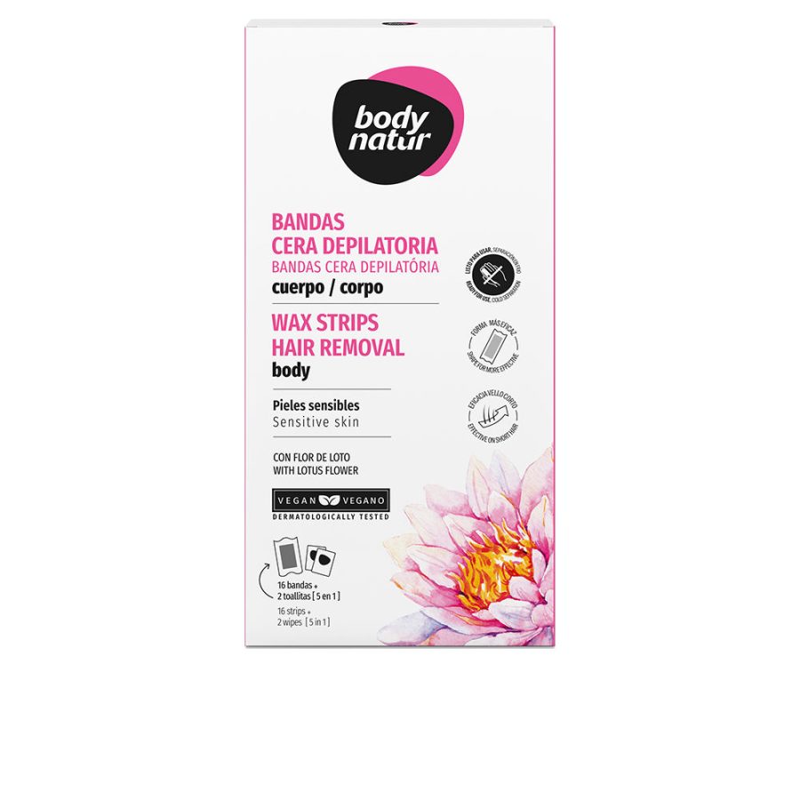 Body natur BANDS depilatory wax body lotus flower 16 u