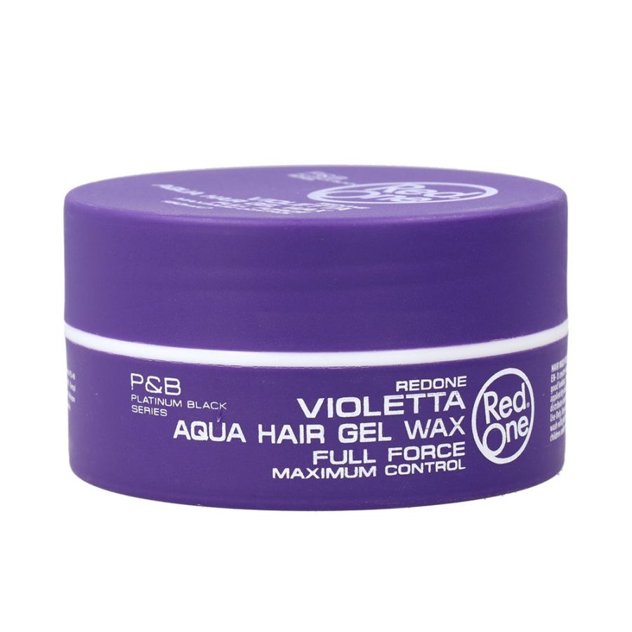 Red one VIOLETTA AQUA HAIR GEL WAX strong hold wax 150 ml