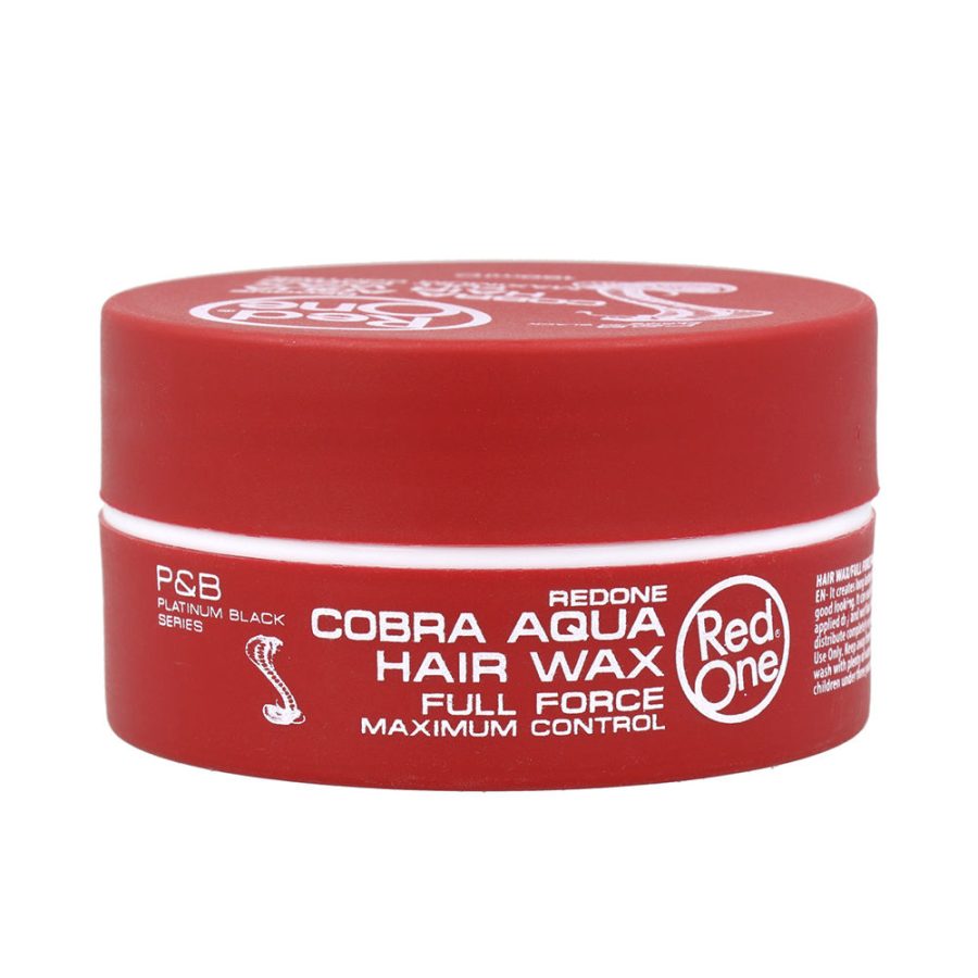 Red one COBRA AQUA HAIR WAX strong hold wax 150 ml