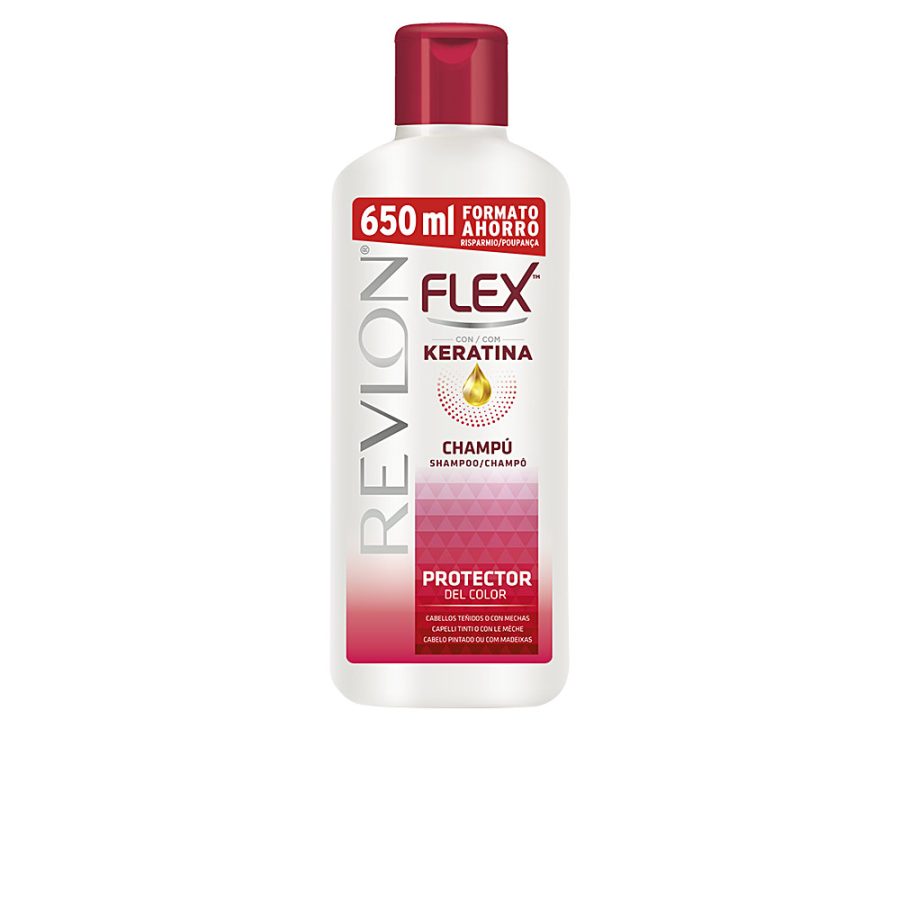 Revlon mass market FLEX KERATIN protective color tinted shampoo 650 ml