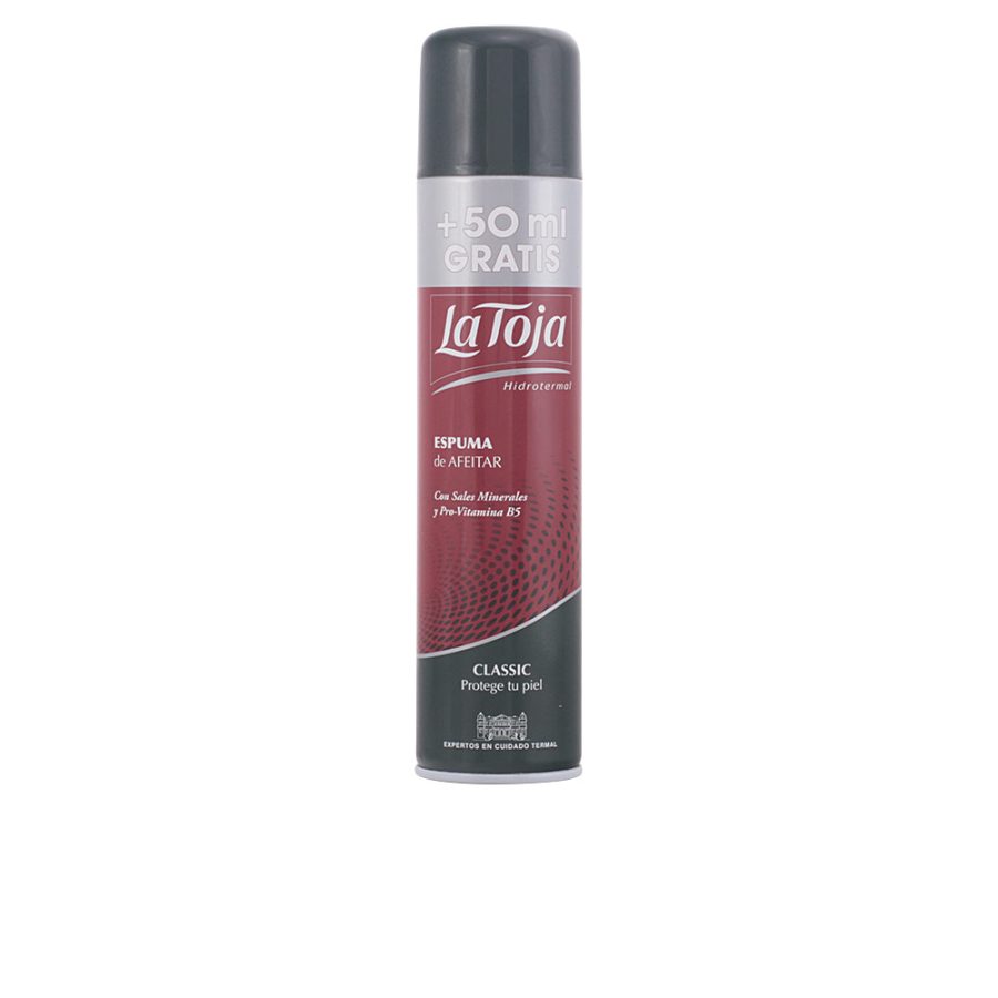 La toja HIDROTERMAL espuma afeitar classic spray 250 + 50 ml