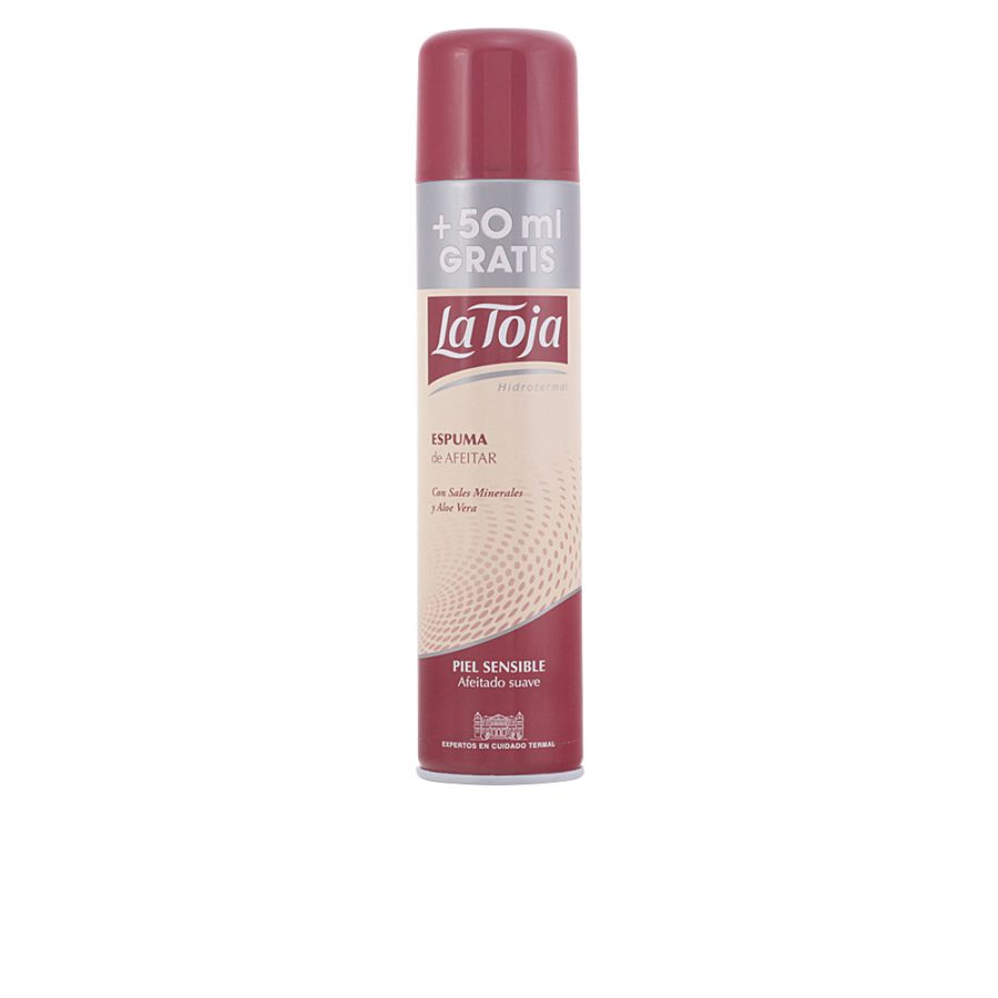 La toja HIDROTERMAL espuma afeitar piel sensible spray 250 + 50 ml