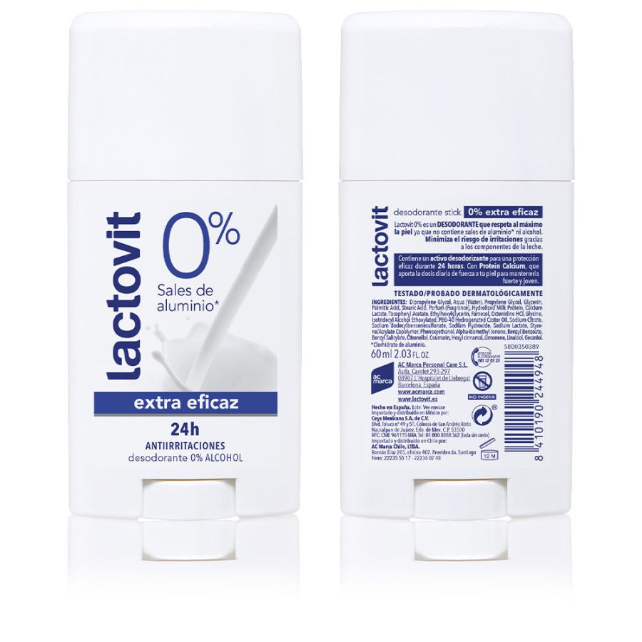 LACTOVIT ORIGINAL EXTRA EFICAZ 0% deo stick 60 ml