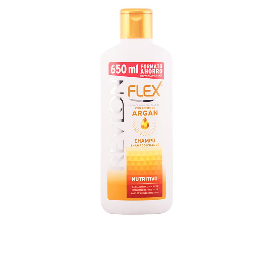 Revlon mass market FLEX KERATIN nourishing dry hair shampoo 650 ml