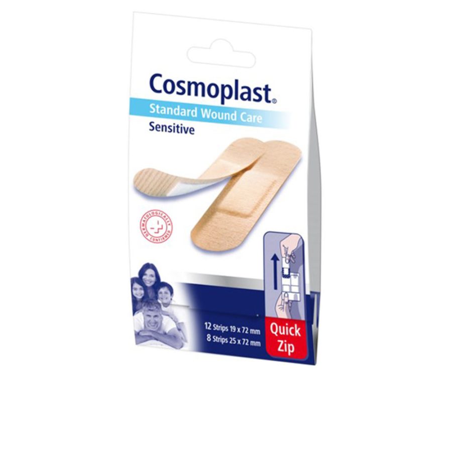 COSMOPLAST sensitive quick-zip dressings 20 u