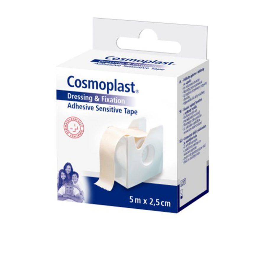 COSMOPLAST sensitive adhesive tape 5m x 2.5 cm