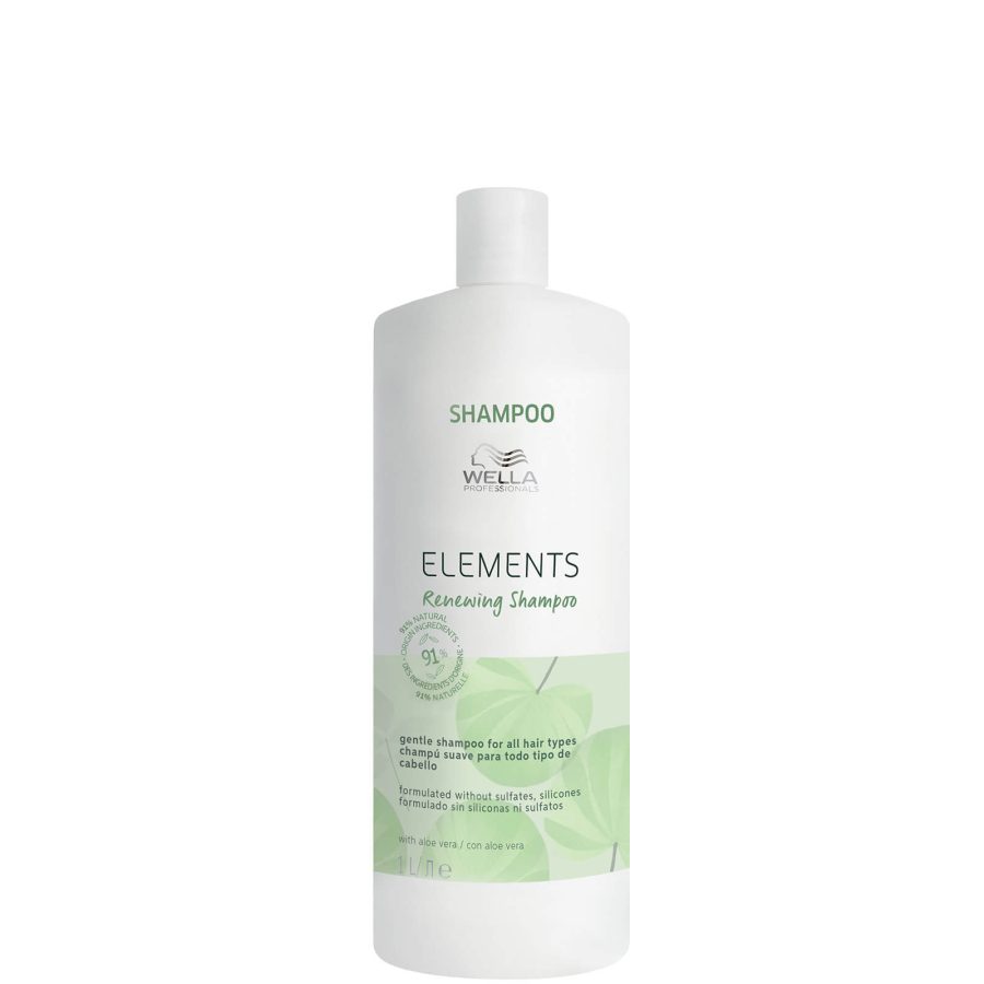 Wella professionals ELEMENTS Sulfate-Free Gentle Renewing Shampoo for All Hair Types