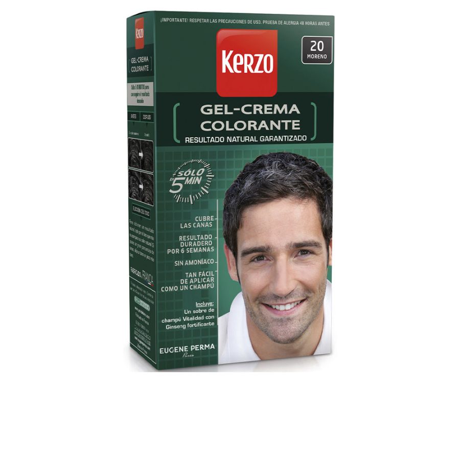 Kerzo TINTE PARA HOMBRE gel-crema