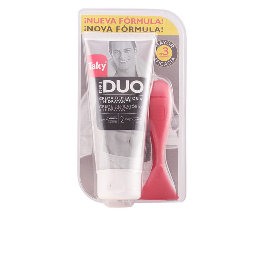 Taky MAN DUO crema depilatoria hidratante 3 minutos 200 ml