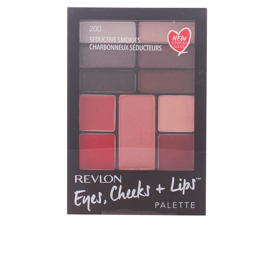 Revlon mass market PALETTE eyes, cheeks + lips