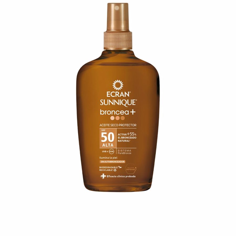 ECRAN SUNNIQUE BRONCEA+ aceite vapo SPF50 200 ml