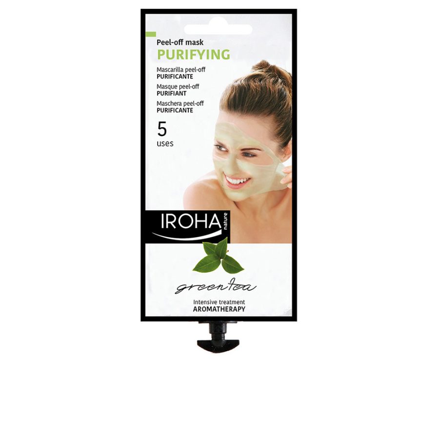 Iroha PEEL-OFF MASK purifying green tea 5 uses