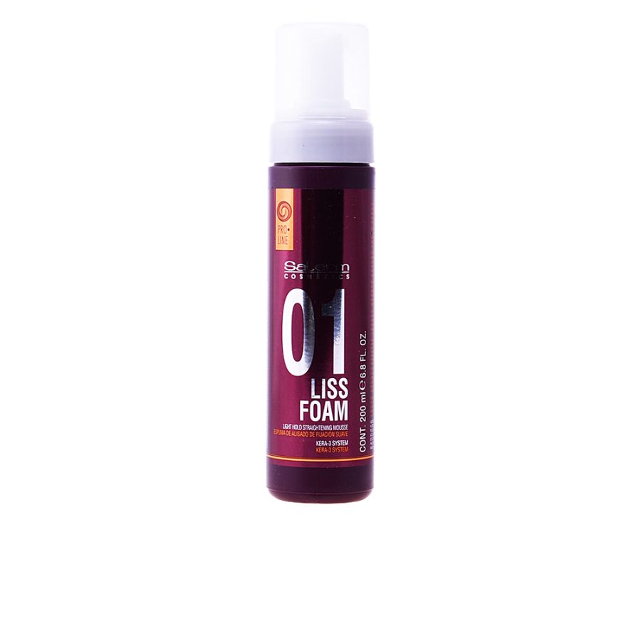 Salerm LISS FOAM light hold straightening mousse 200 ml