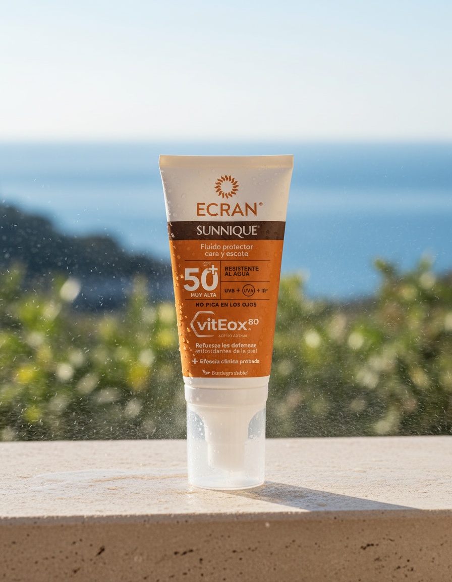 ECRAN SUNNIQUE facial protective fluid SPF50+ 50 ml 2 ECRAN SUNNIQUE facial protective fluid SPF50+ 50 ml - Image 2