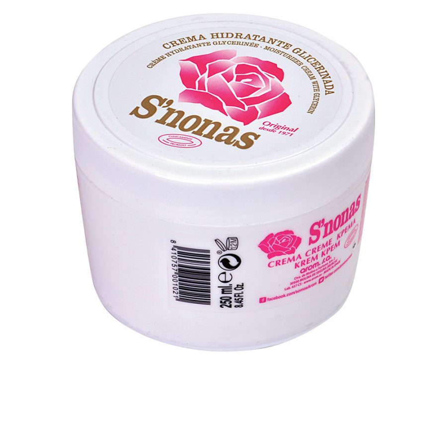 S'NONAS crema hidratante glicerinada manos 250 ml