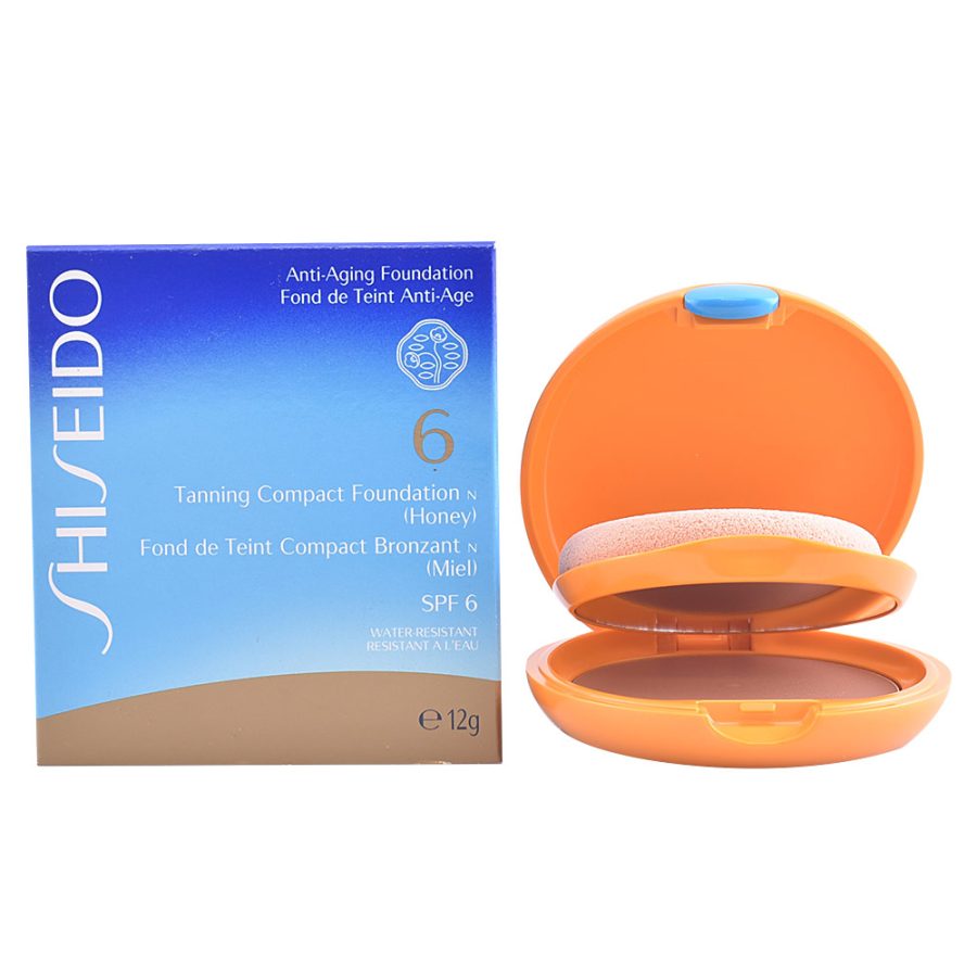 Shiseido TANNING compact foundation SPF6 #honey